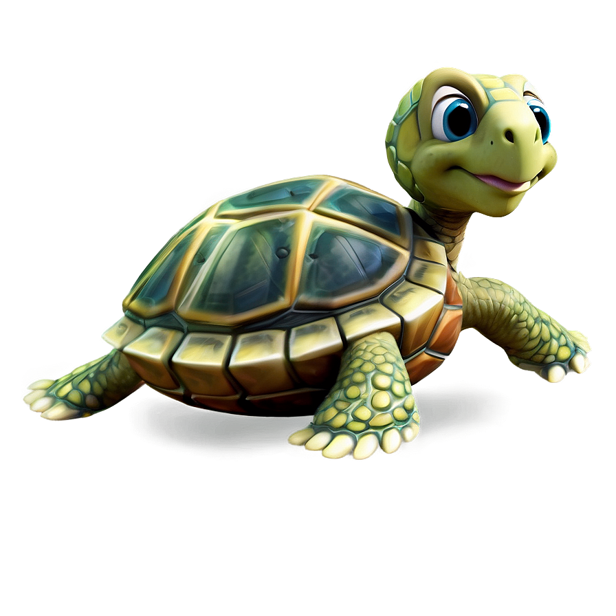 Cartoon Turtle Character Png 06242024 PNG image