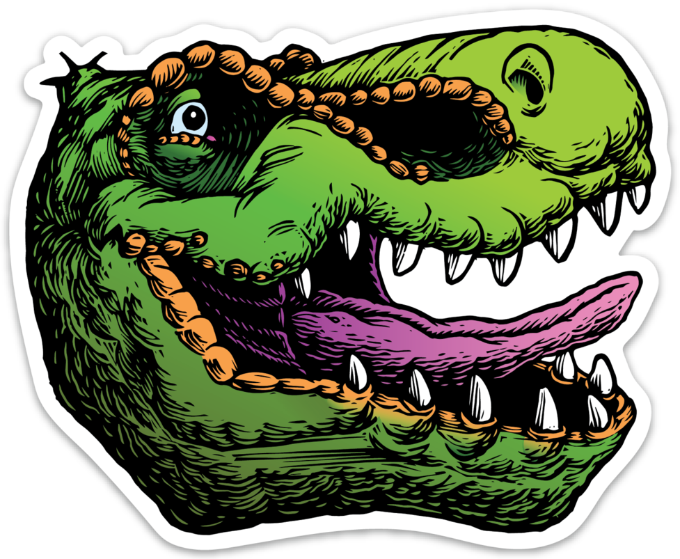 Cartoon Tyrannosaurus Rex Head PNG image