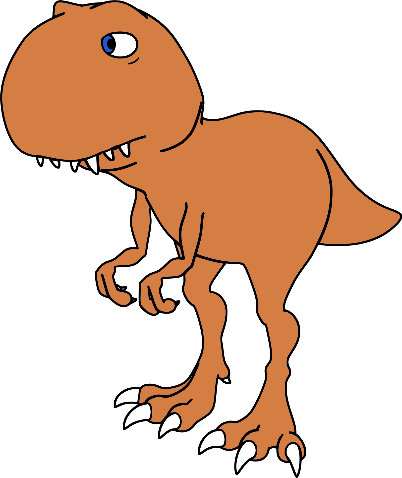 Cartoon Tyrannosaurus Rex Illustration PNG image