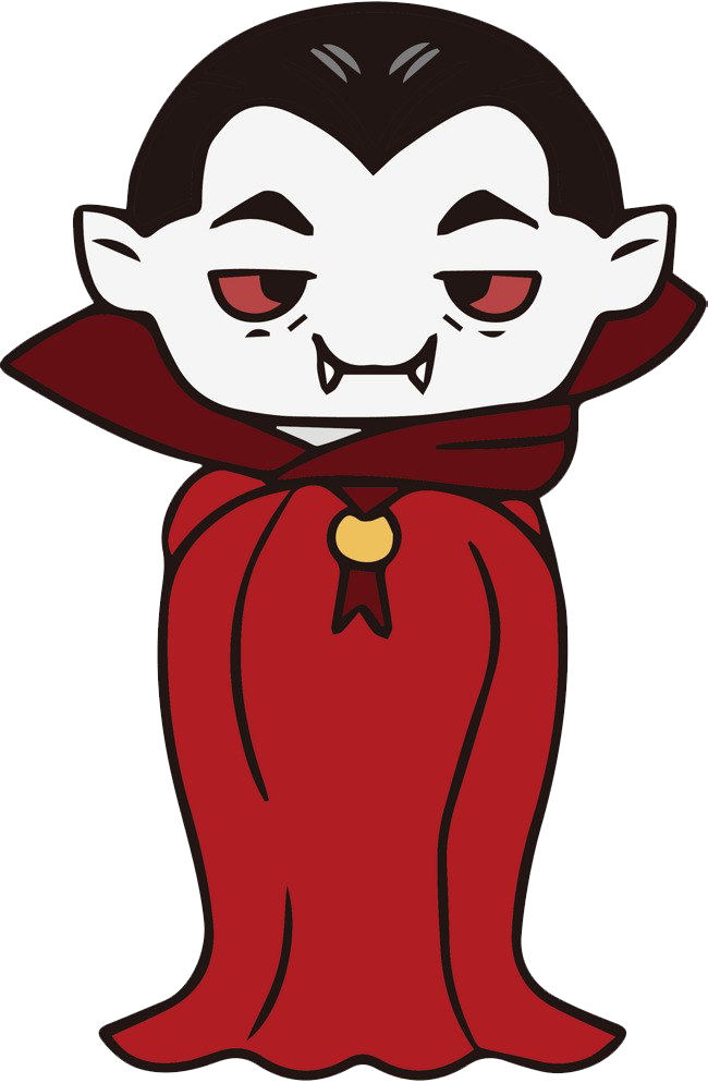 Cartoon Vampire Character PNG image