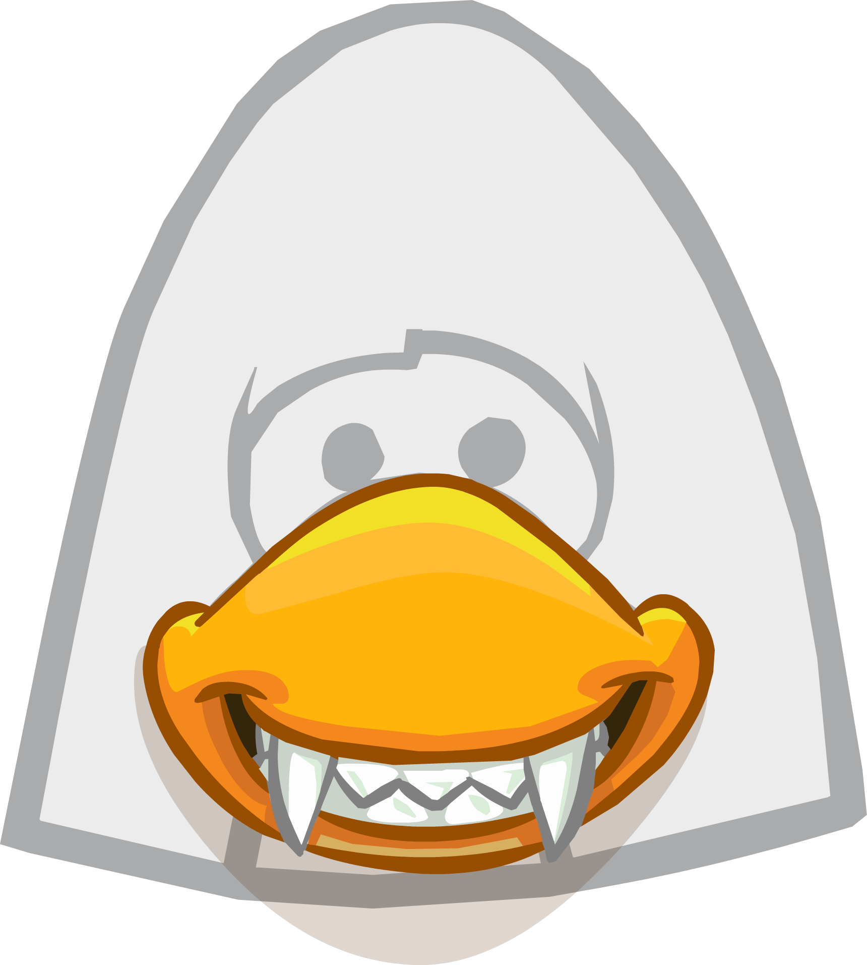 Cartoon Vampire Duck Vector PNG image