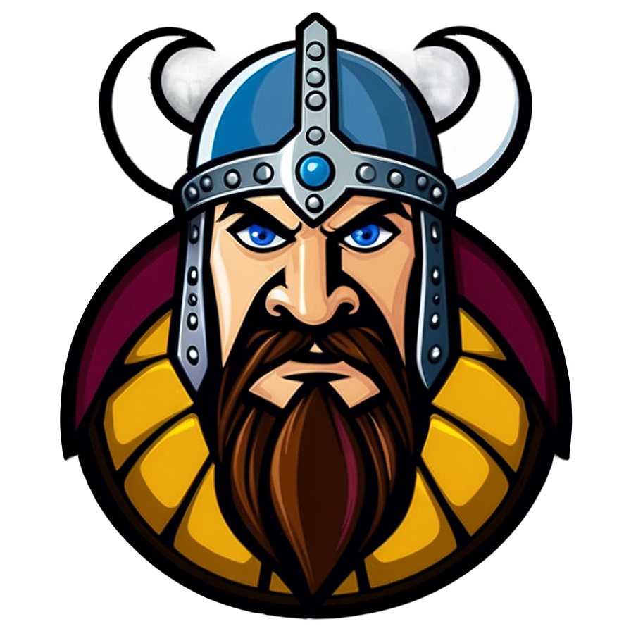 Cartoon Vikings Logo Png 05252024 PNG image