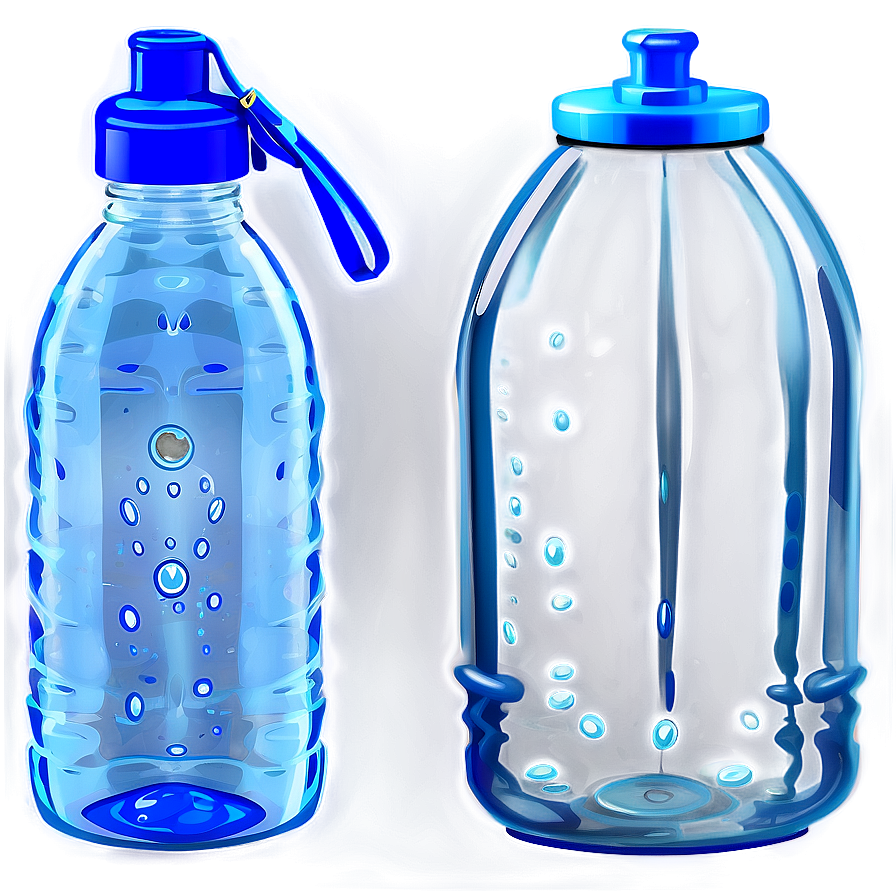 Cartoon Water Bottle Png Leq PNG image