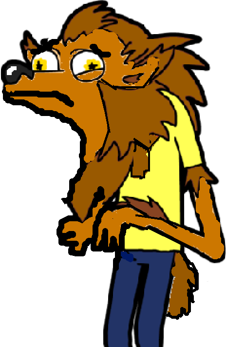 Cartoon Werewolf Standing PNG image