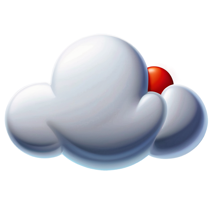 Cartoon White Cloud Png Hct4 PNG image