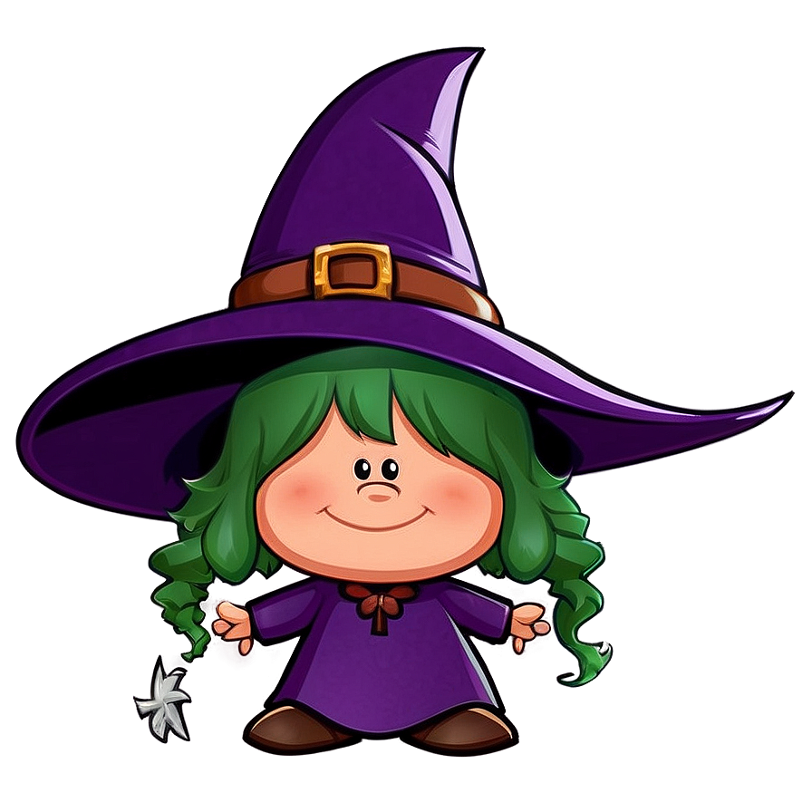 Cartoon Witch Character Png 35 PNG image