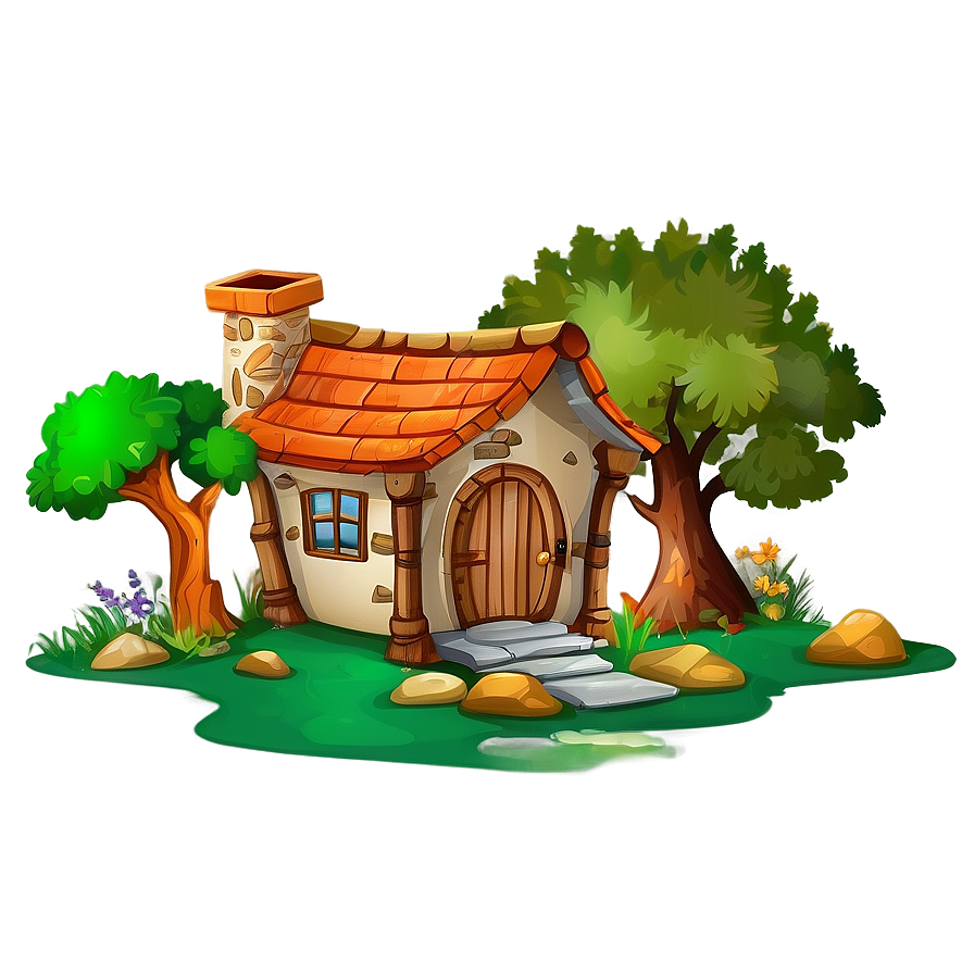 Cartoon Woodland House Png 63 PNG image