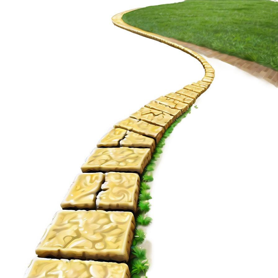 Cartoon Yellow Brick Road Png 06262024 PNG image