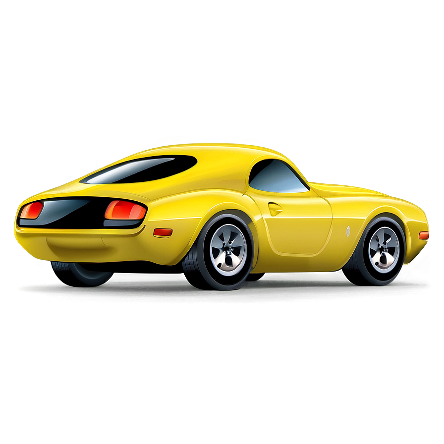 Cartoon Yellow Car Png Fwb PNG image