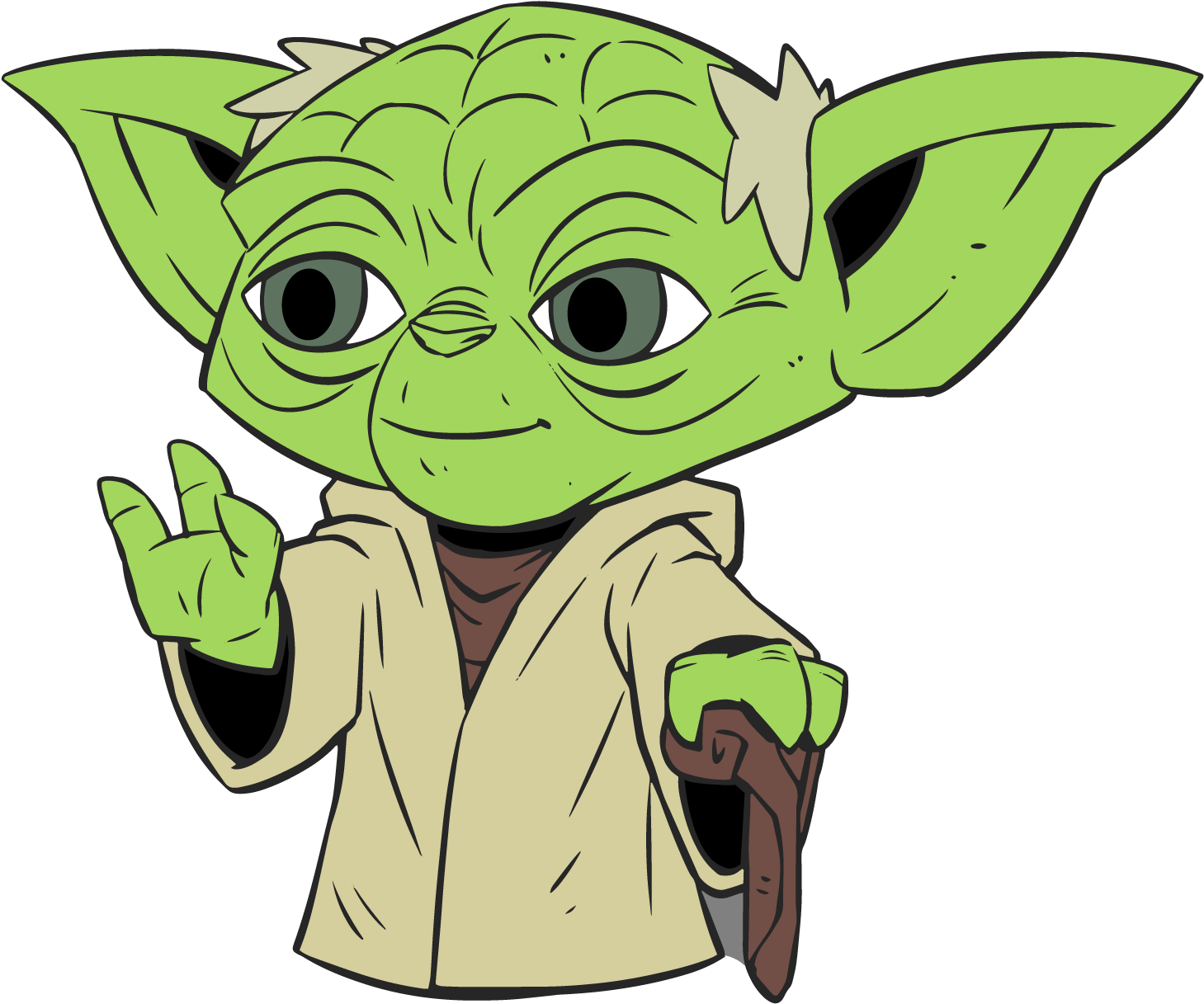 Cartoon_ Yoda_ Gesture.png PNG image