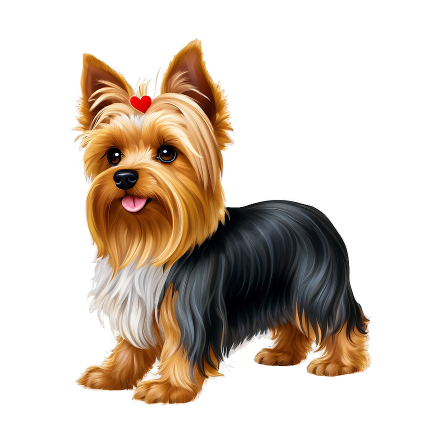 Cartoon Yorkie Png 06242024 PNG image