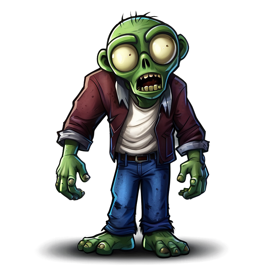 Cartoon Zombie Character Png 05032024 PNG image