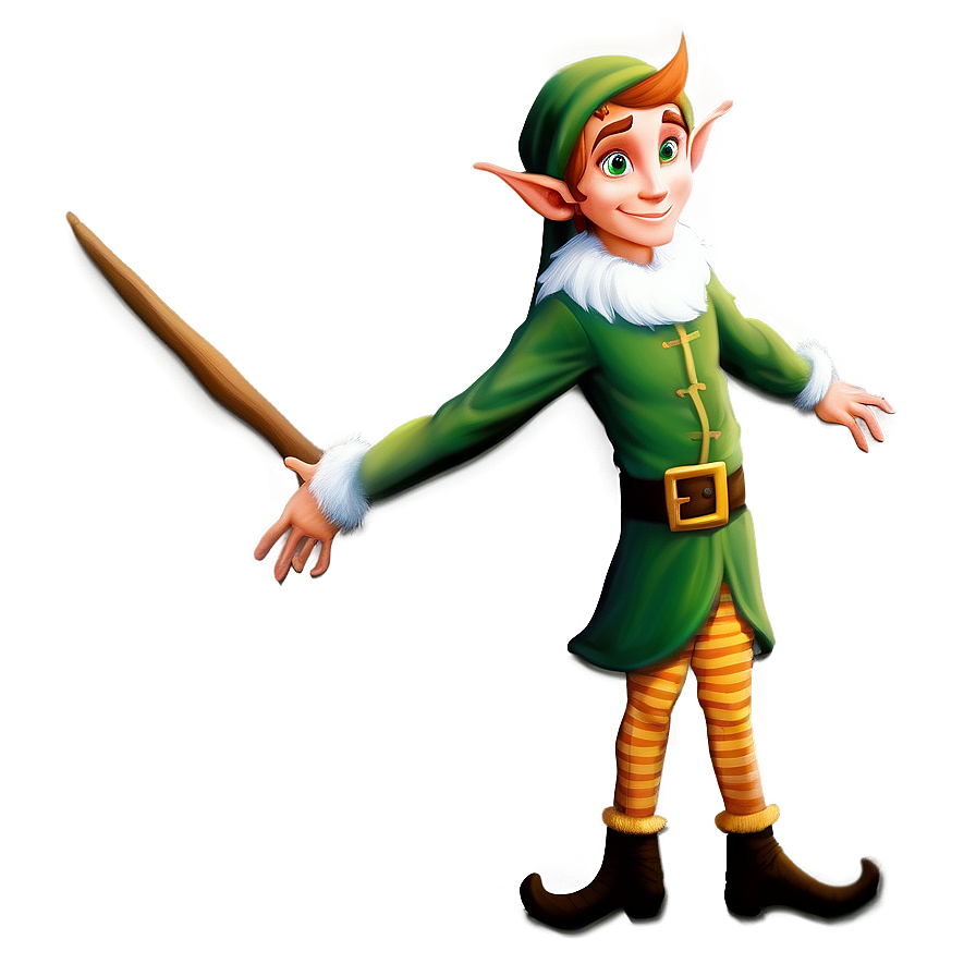 Cartoonish Elf Body Png Saj PNG image