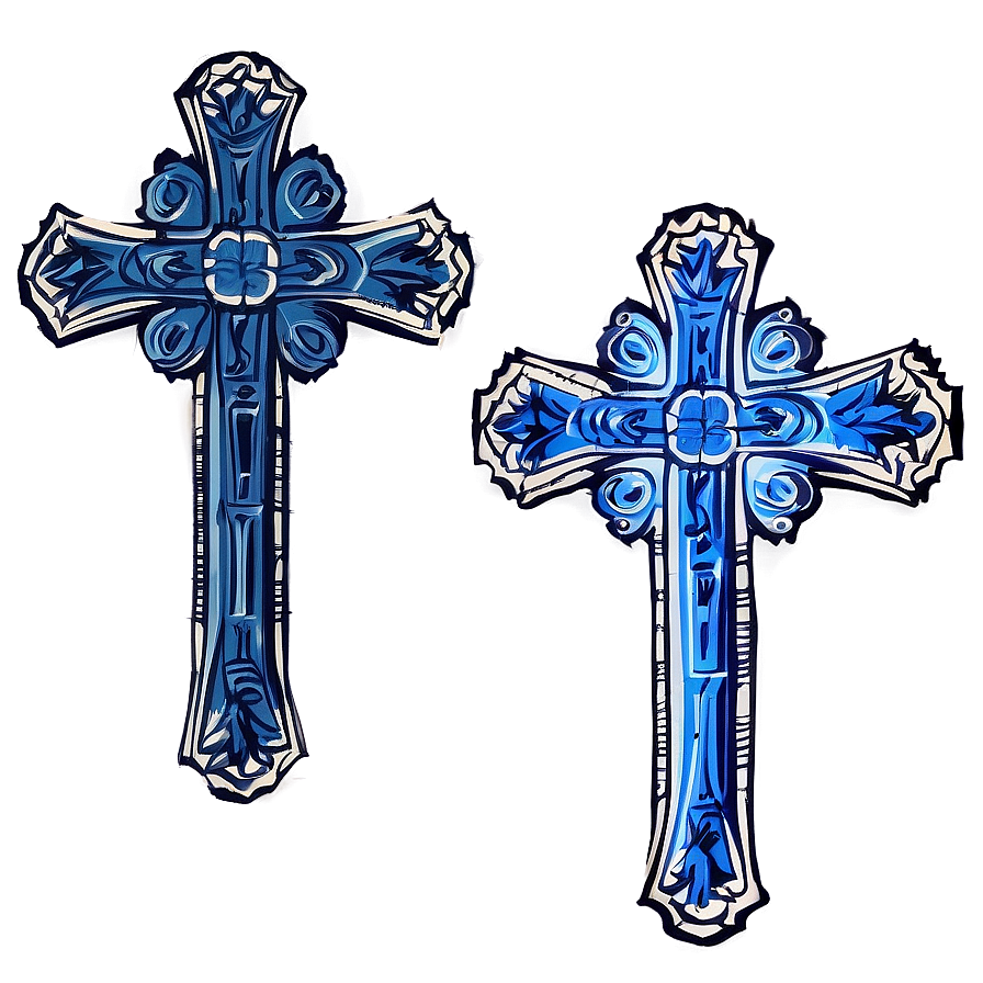 Carved Cross Blueprint Png 32 PNG image