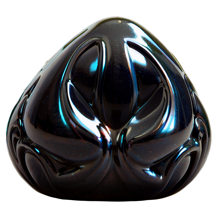 Carved Obsidian Figurine Png Kxn PNG image