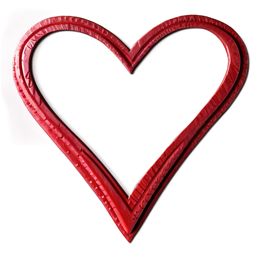 Carved Red Heart Png Lce PNG image