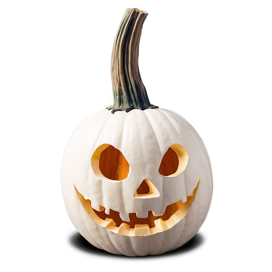 Carved White Pumpkin Png 06212024 PNG image