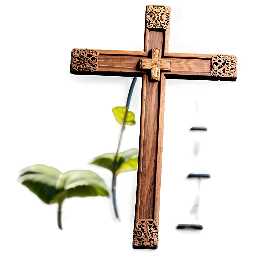 Carved Wooden Cross Png 53 PNG image