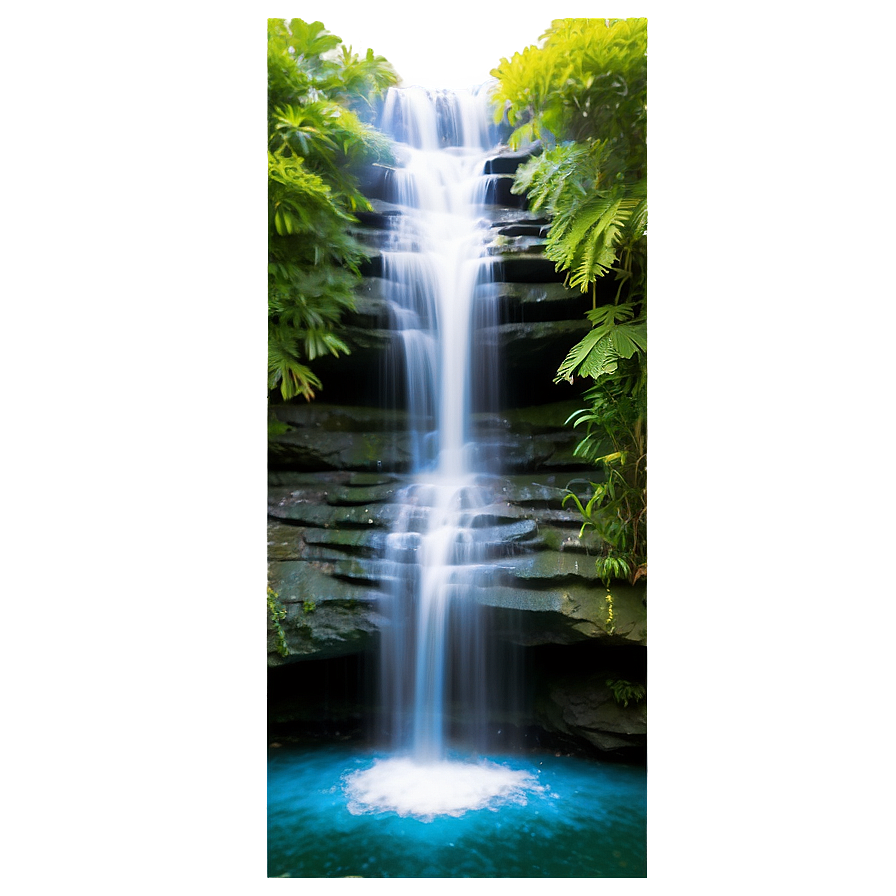 Cascading Waterfall Png 05212024 PNG image