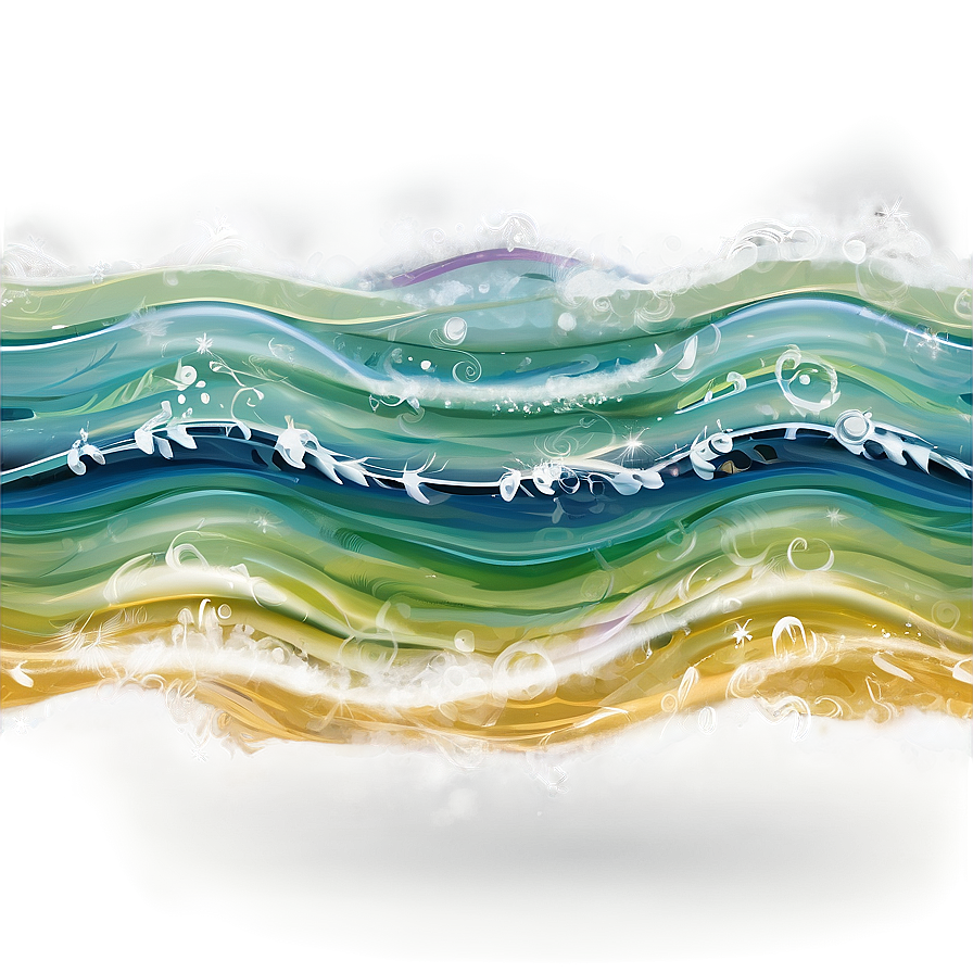 Cascading Waves Png 9 PNG image