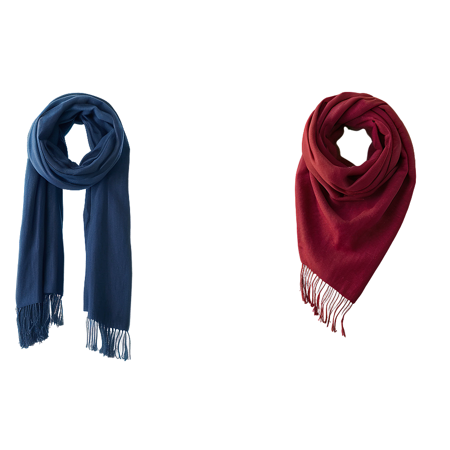 Cashmere Red Scarf Png 06252024 PNG image