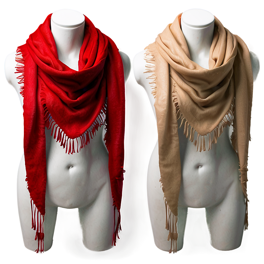 Cashmere Red Scarf Png Tjy2 PNG image