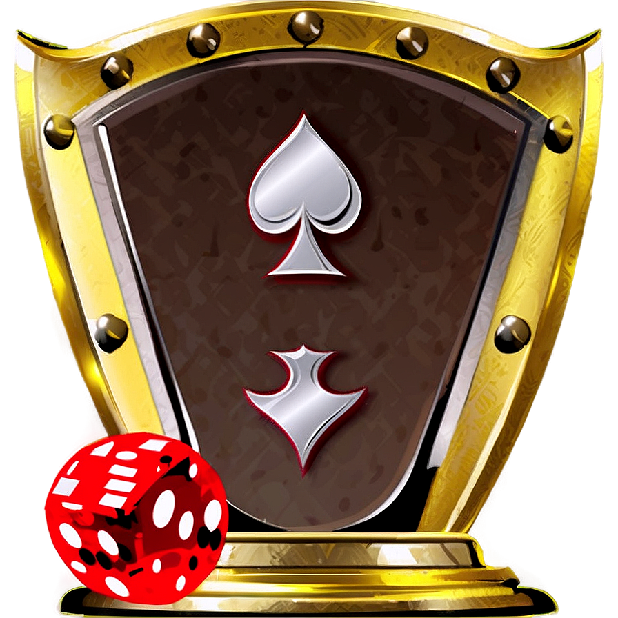 Casino Achievement Shield PNG image