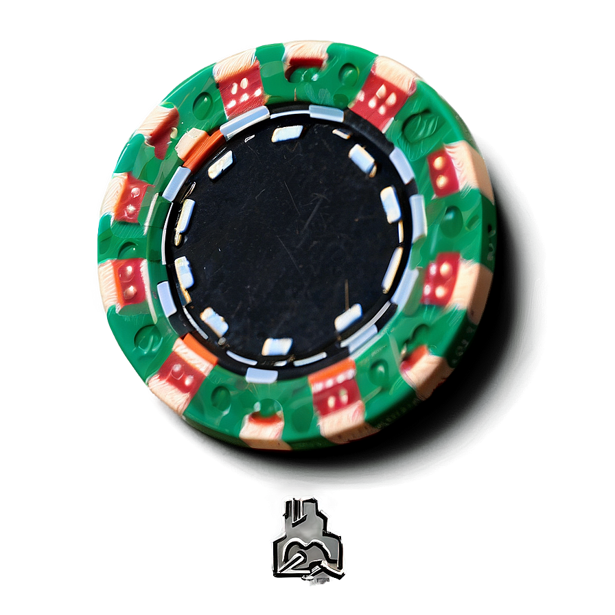 Casino Chip Top View PNG image