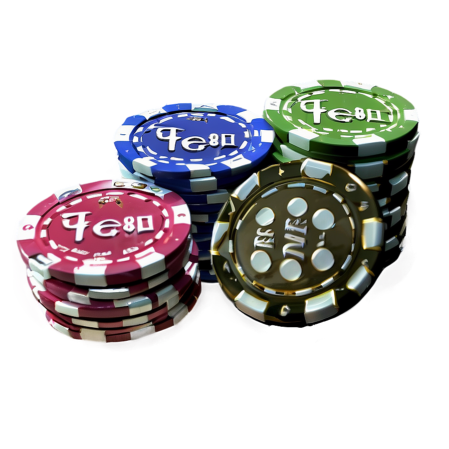 Casino Chips Spread Png 06122024 PNG image