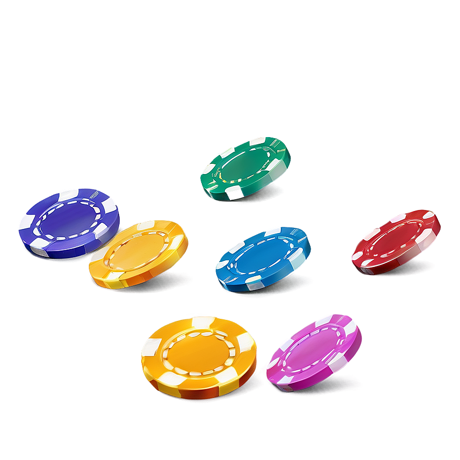 Casino Chips Top View Png Teh PNG image