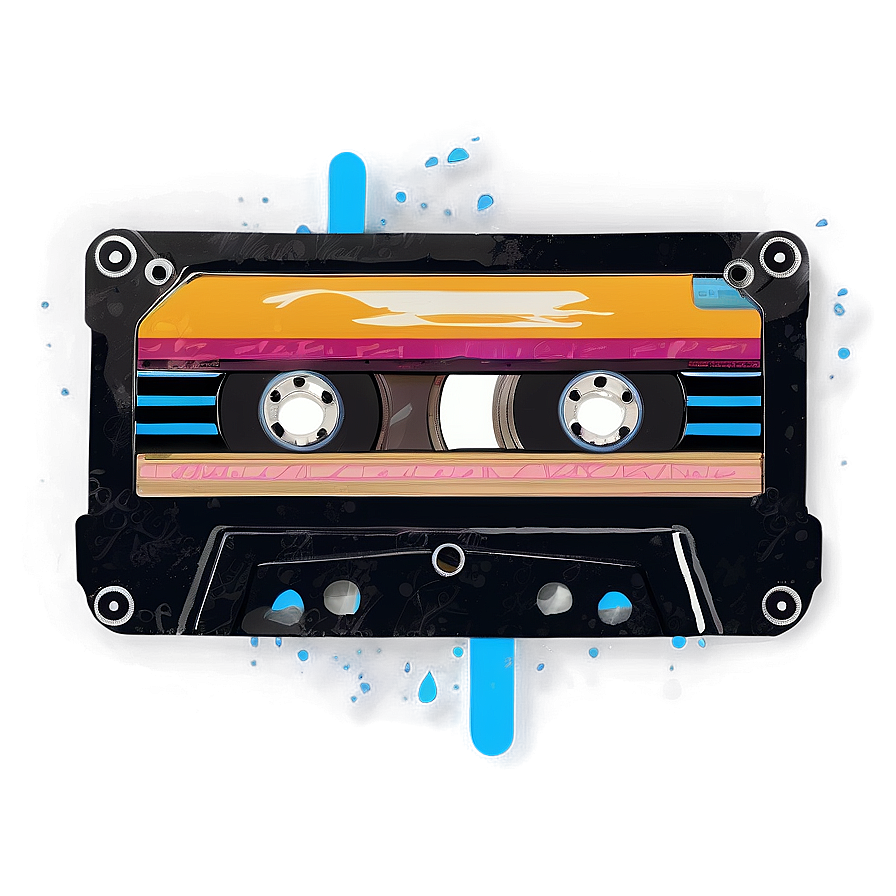 Cassette Tape Graphic Png 22 PNG image