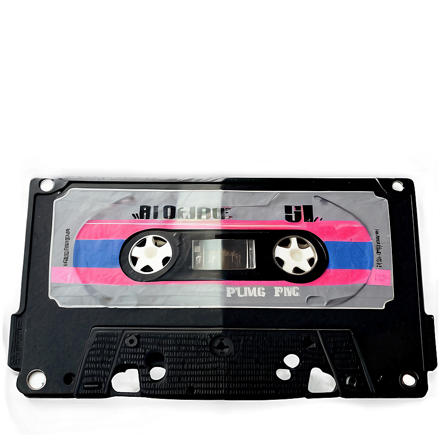 Cassette Tape With Label Png 05252024 PNG image