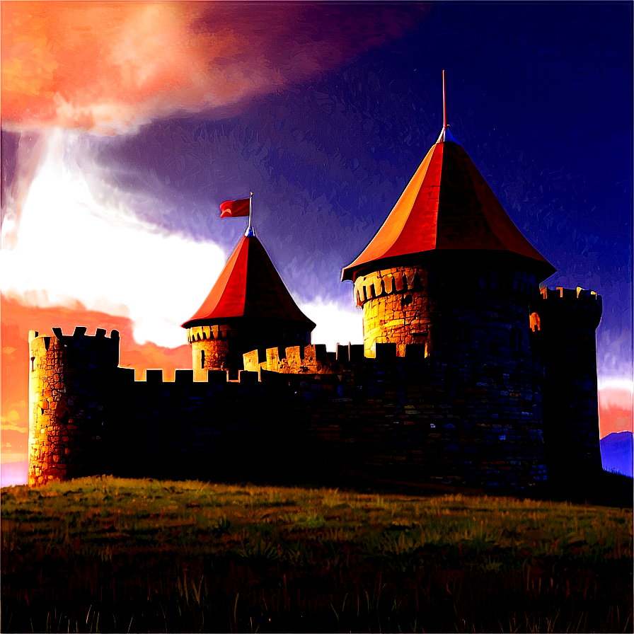 Castle At Dawn Png 92 PNG image