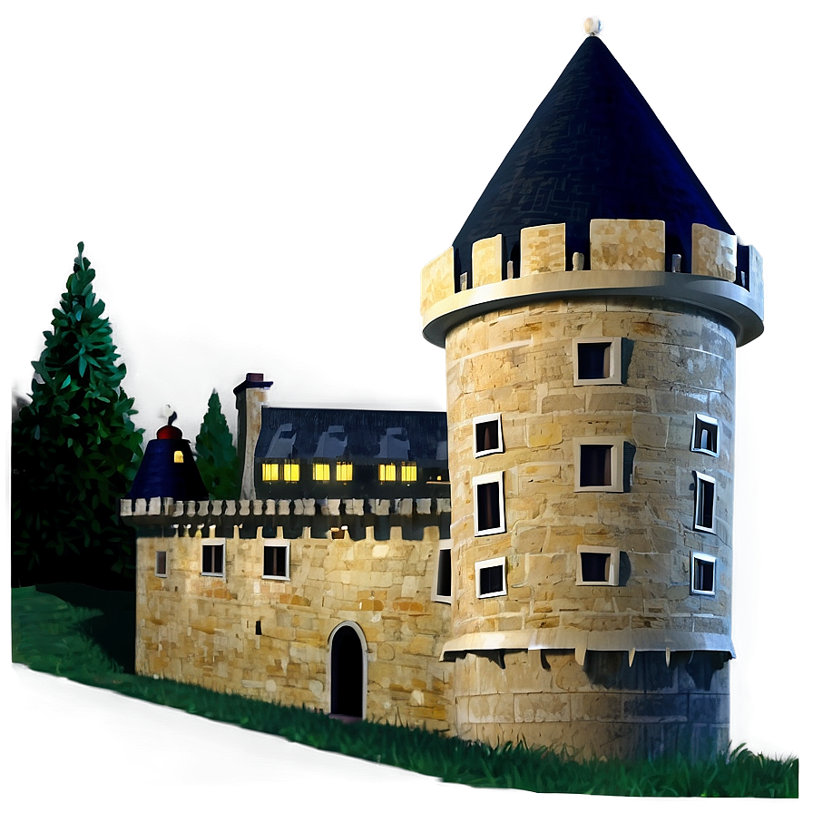 Castle At Night Png Tva6 PNG image