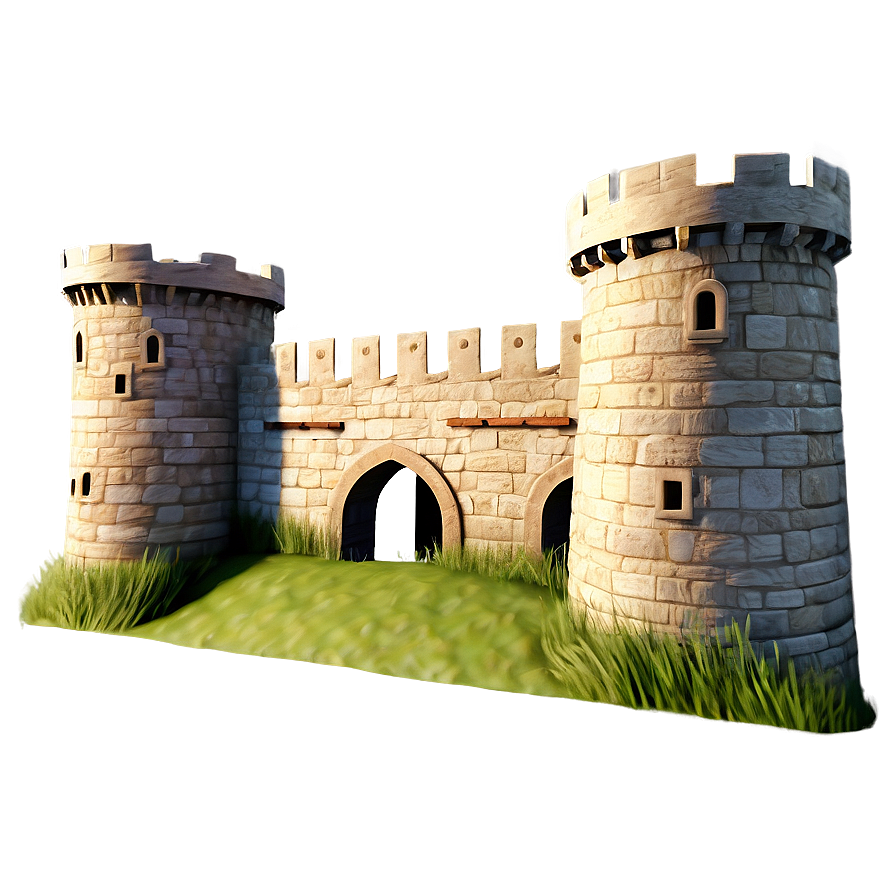 Castle Battlements Png 05032024 PNG image