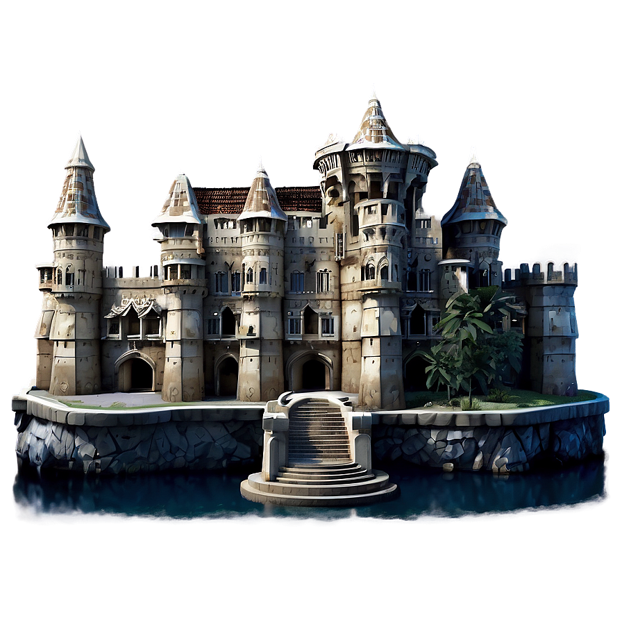 Castle By The Sea Png 45 PNG image