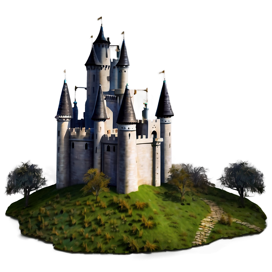 Castle D PNG image