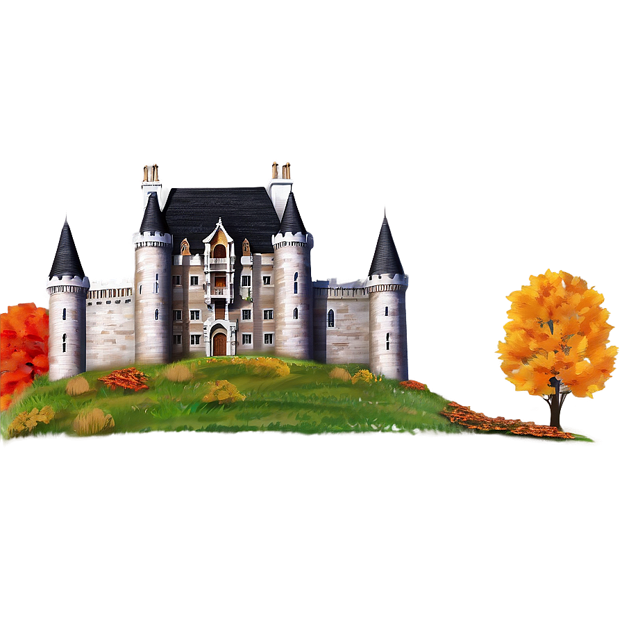 Castle In Autumn Png 05032024 PNG image