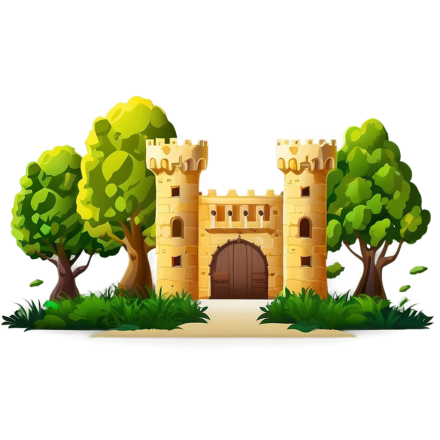 Castle In Forest Png 96 PNG image