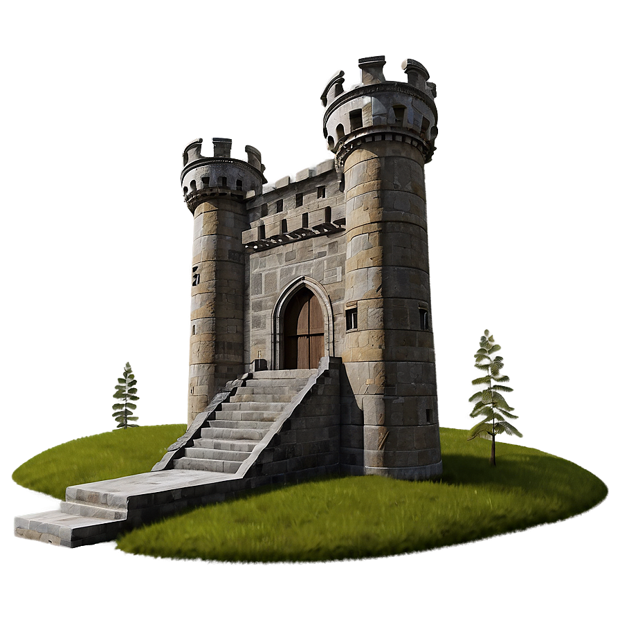 Castle In Forest Png Qvo PNG image