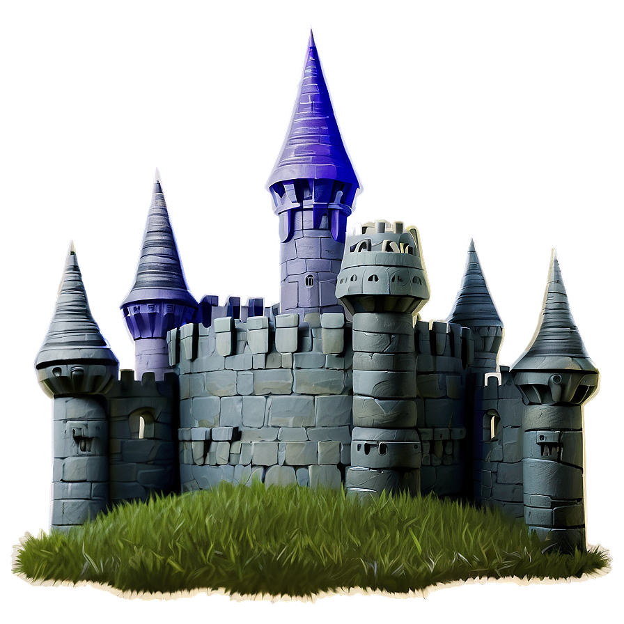 Castle In Meadow Png 1 PNG image