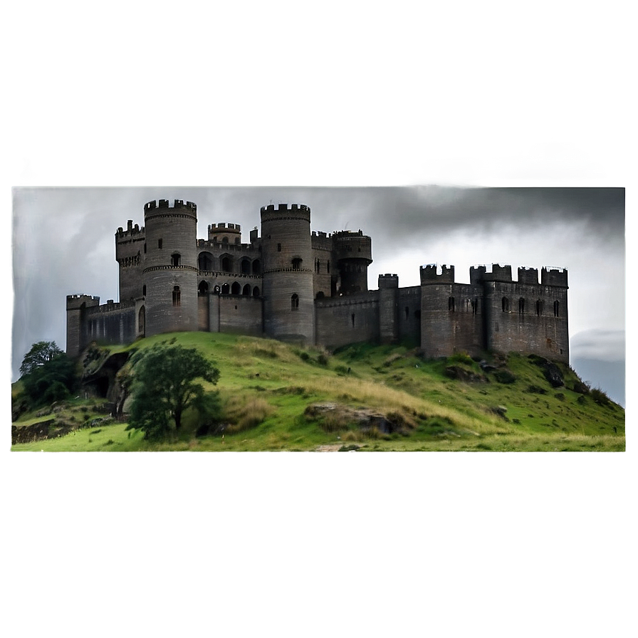 Castle In Storm Png 05032024 PNG image