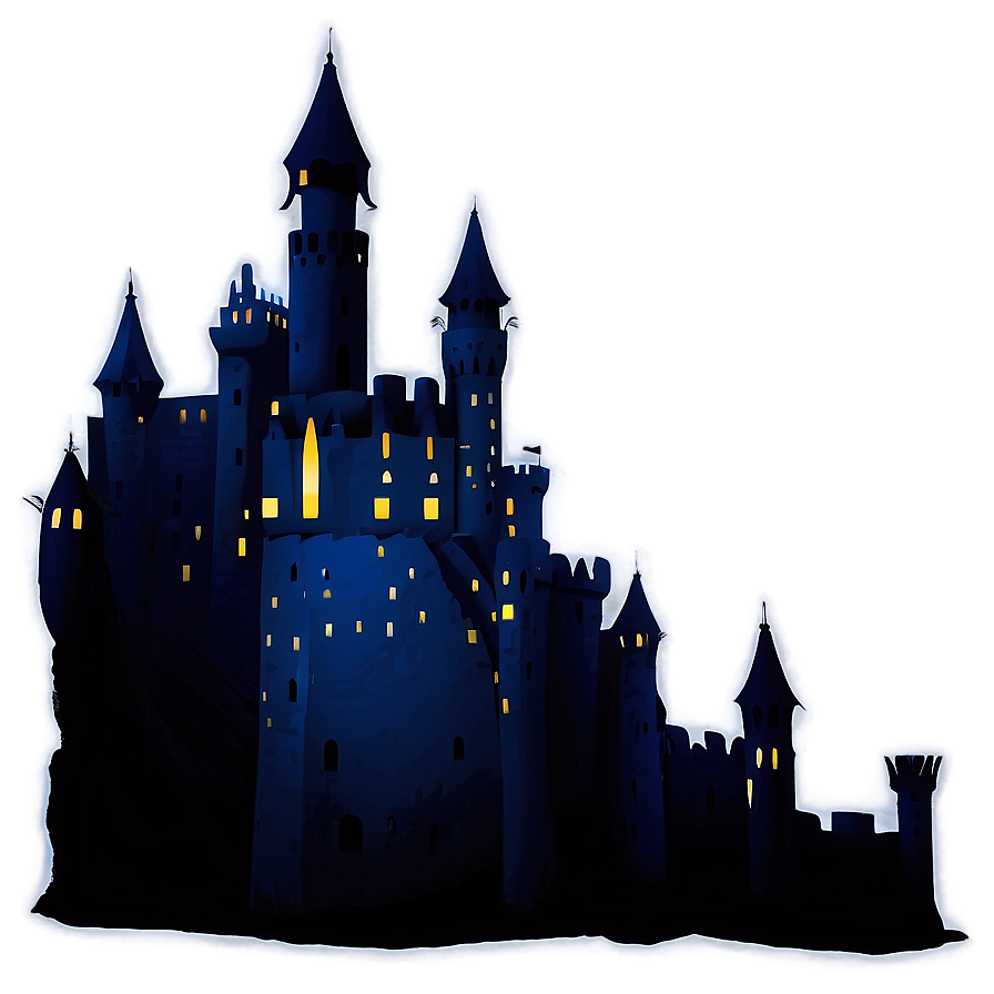 Castle Silhouette Png Ruf PNG image