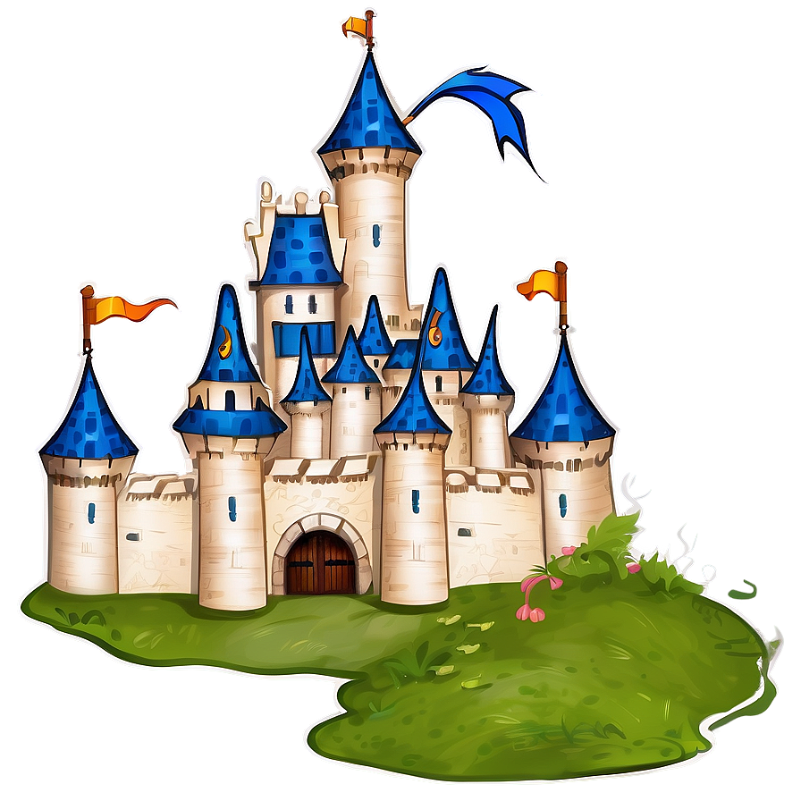 Castle With Dragons Png 70 PNG image