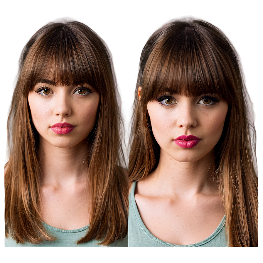 Casual Bangs Style Png Jvj95 PNG image