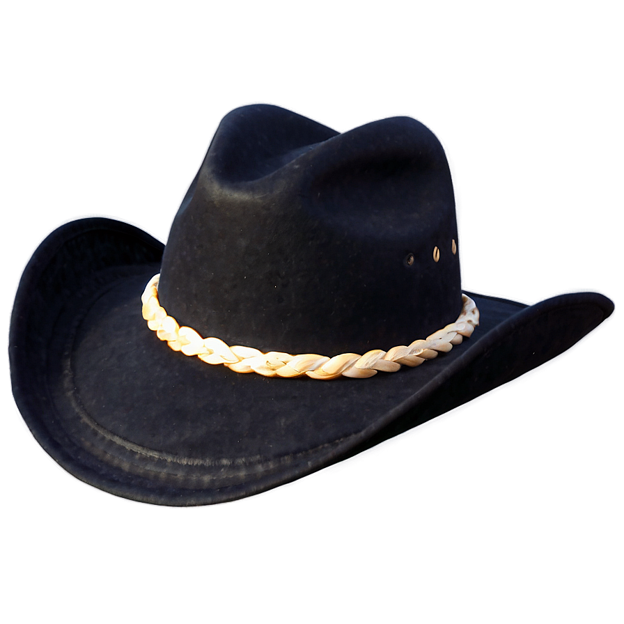 Casual Black Cowboy Hat Png Hnk PNG image