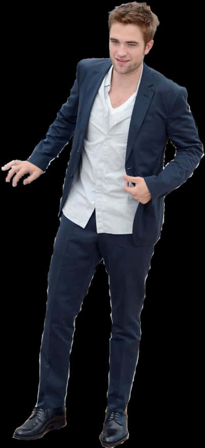 Casual Business Attire Man PNG image