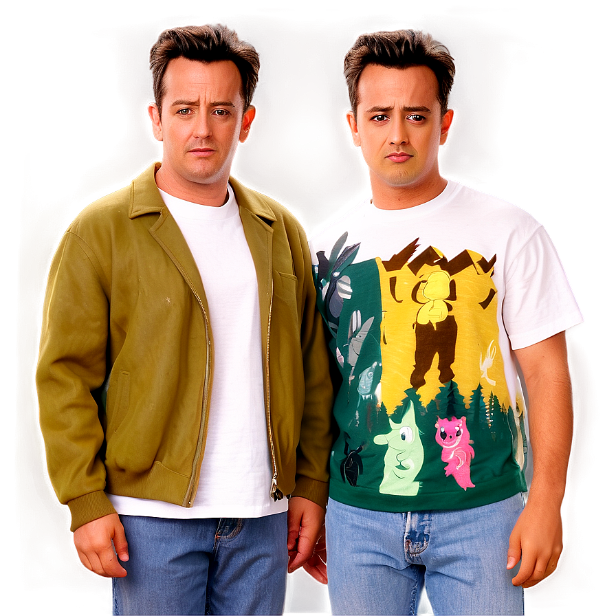 Casual Chandler Bing Outfit Png 89 PNG image