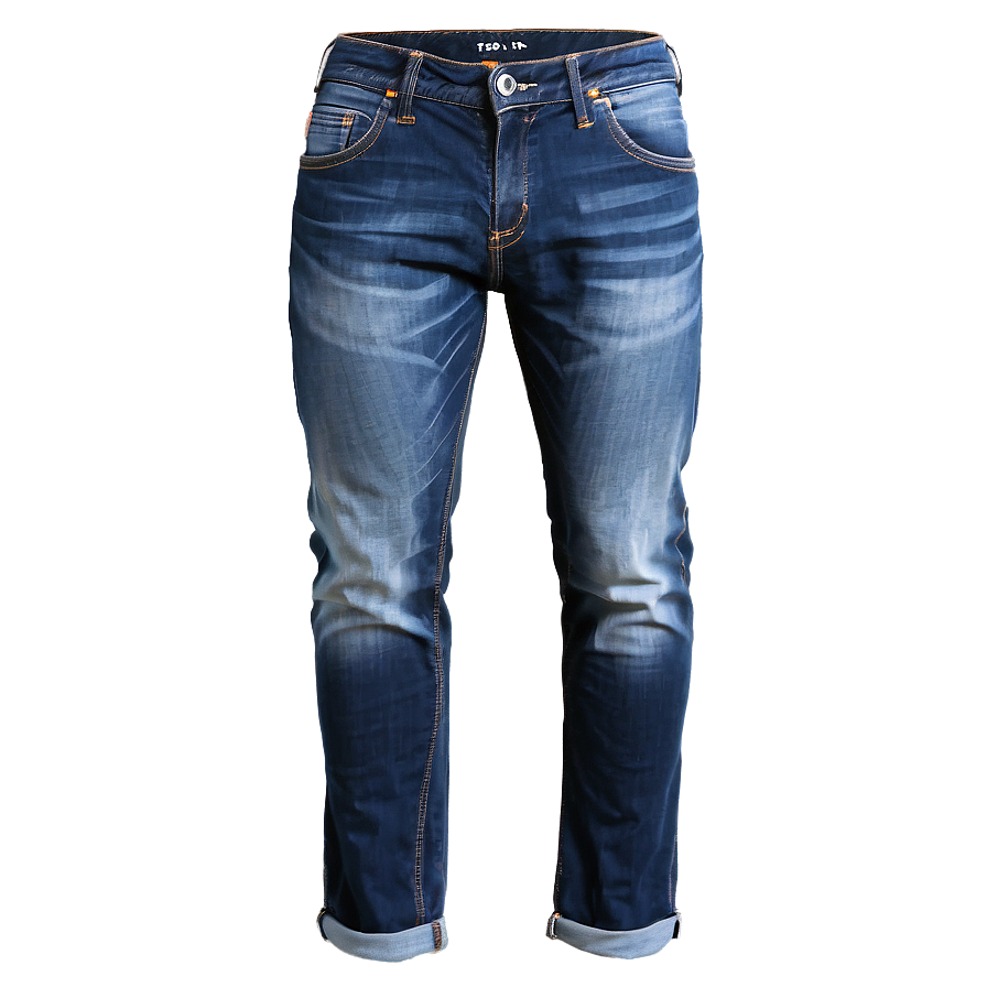 Casual Folded Jeans Png Hvc14 PNG image