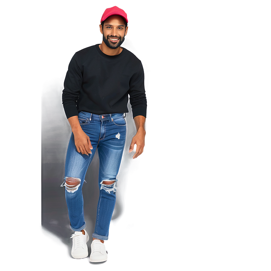 Casual Jean Look Png Tqy PNG image